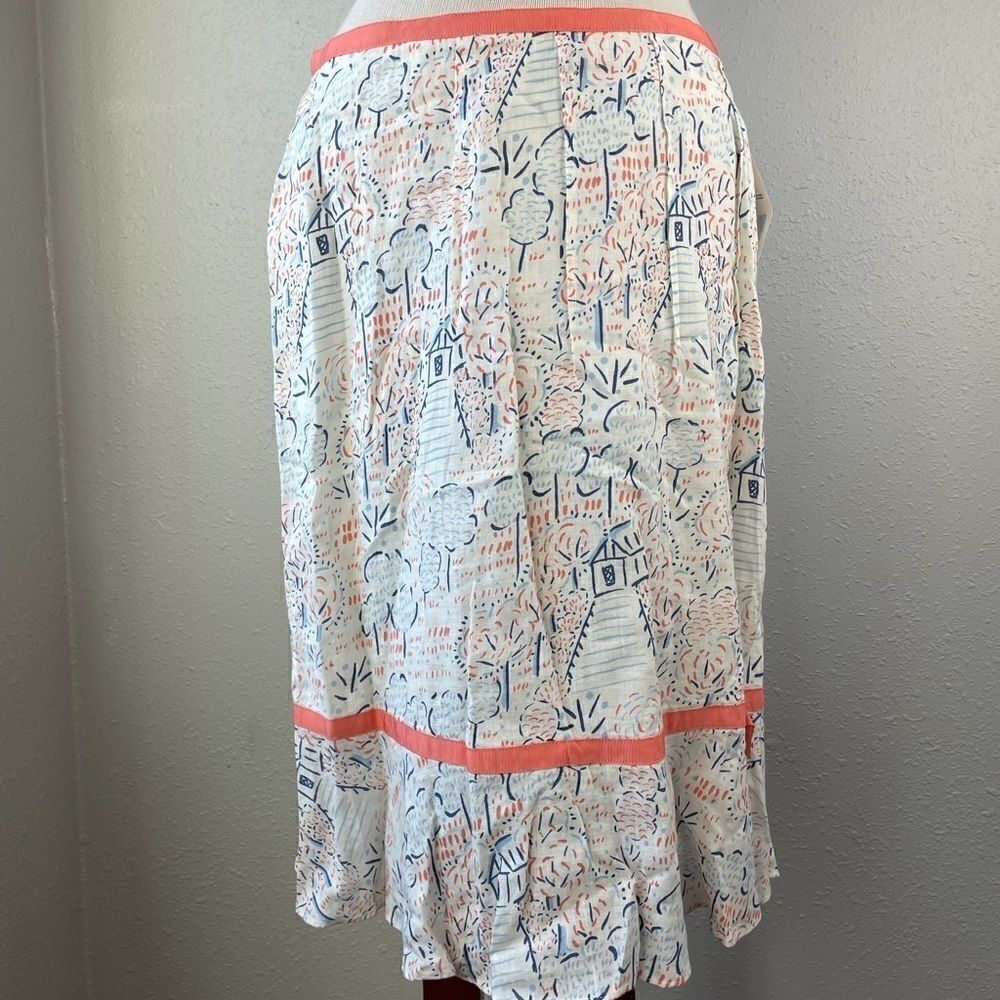NWT Liz Claiborne Linen Midi Skirt Size 10